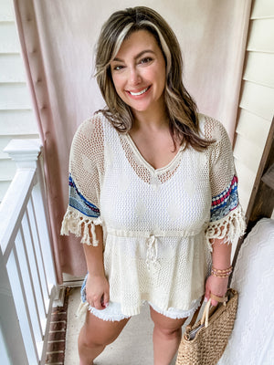 Overlay Crochet Tunic