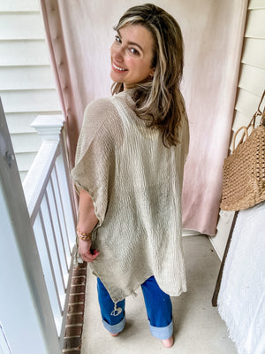 All The Things Linen Kimono