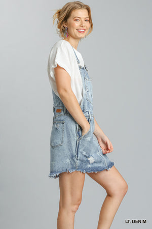 Faded Star Overall Dress