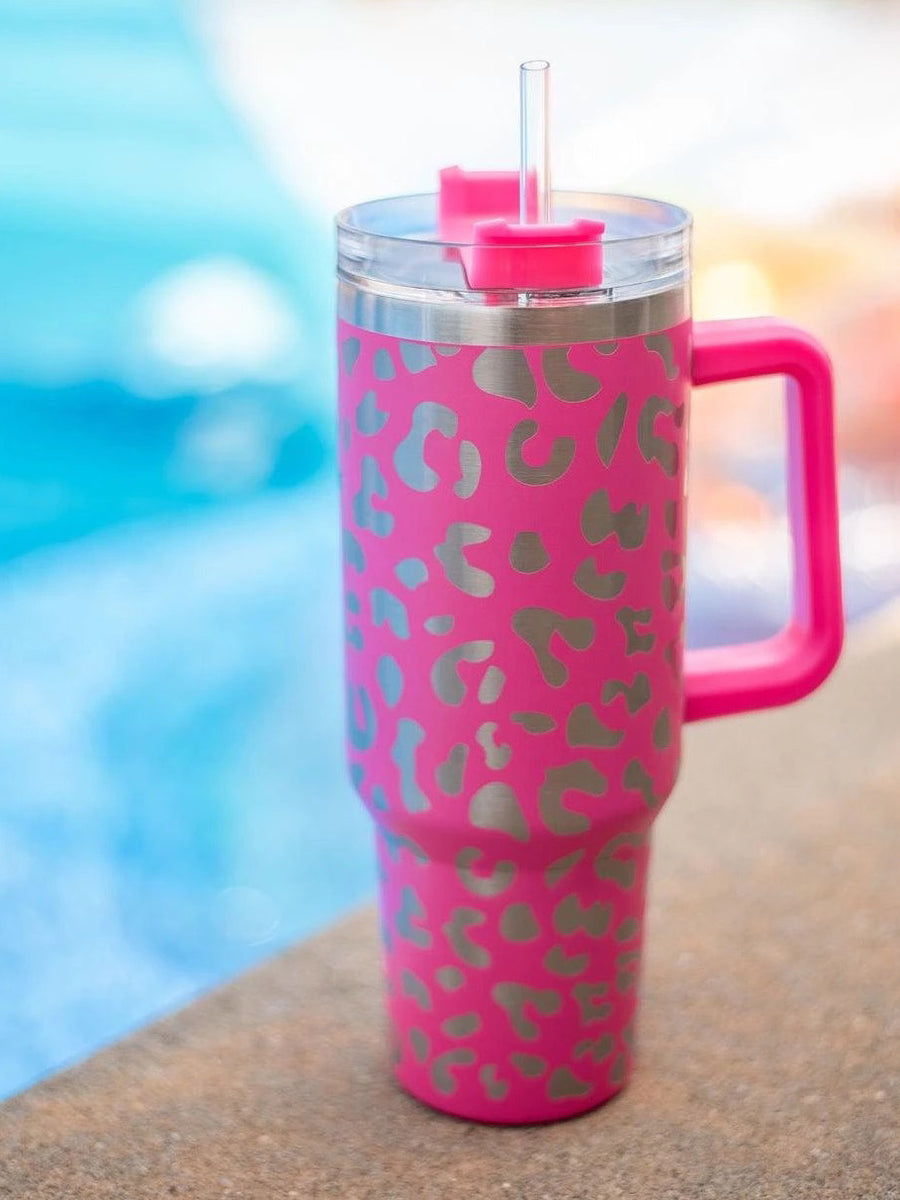 40 oz Wild Tumbler • Hot Pink