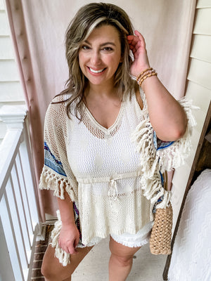 Overlay Crochet Tunic