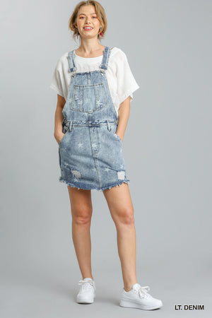 Faded Star Overall Dress