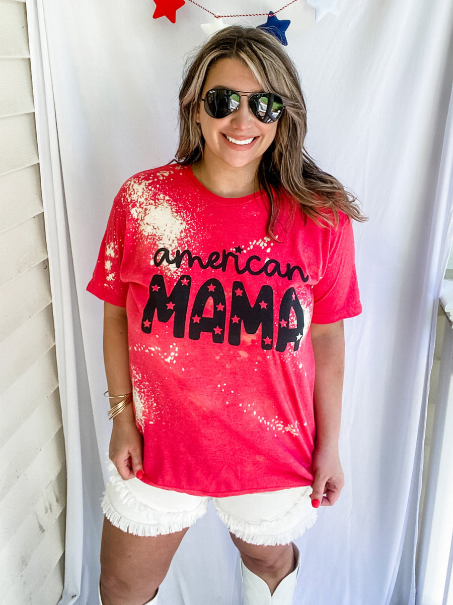 American Mama Bleached Tee