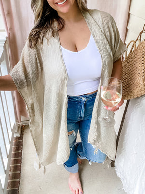 All The Things Linen Kimono