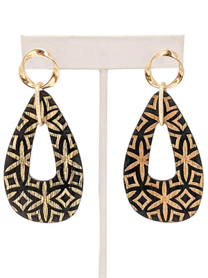 Rosa Wood Earrings