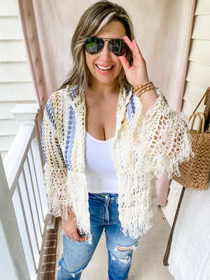 Lori Crochet Cardi