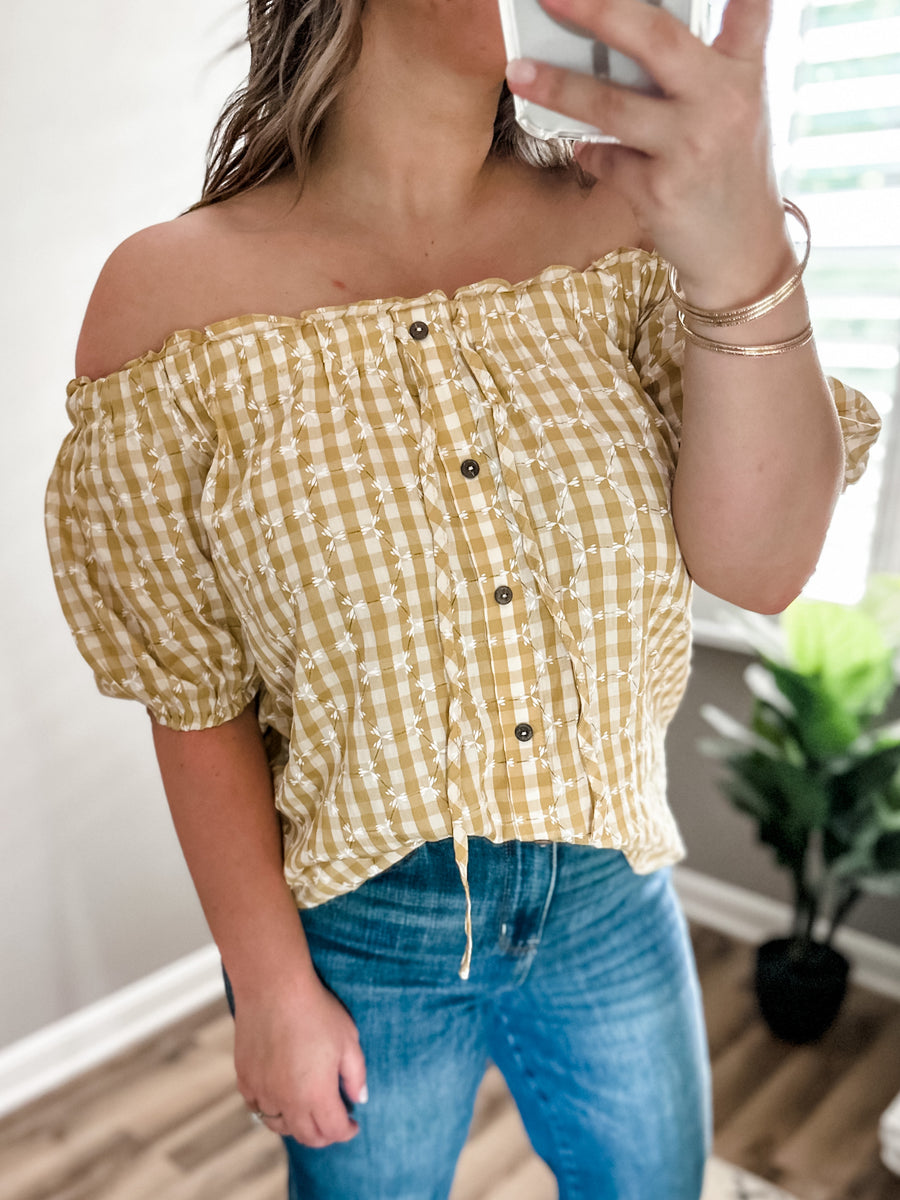 Lt. Mustard Chic Top