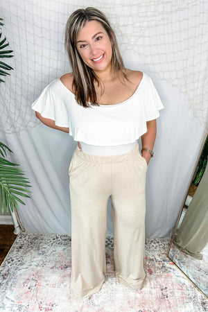 Beachy Beige Comfort Pant