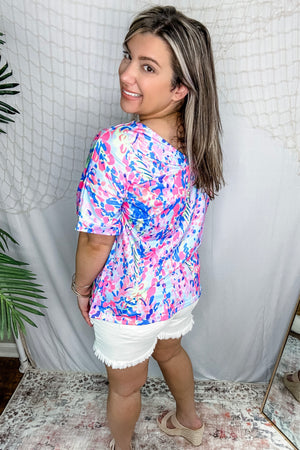 Printed Preppy Tee Shirt