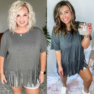 Blake Fringe Hem Shirt