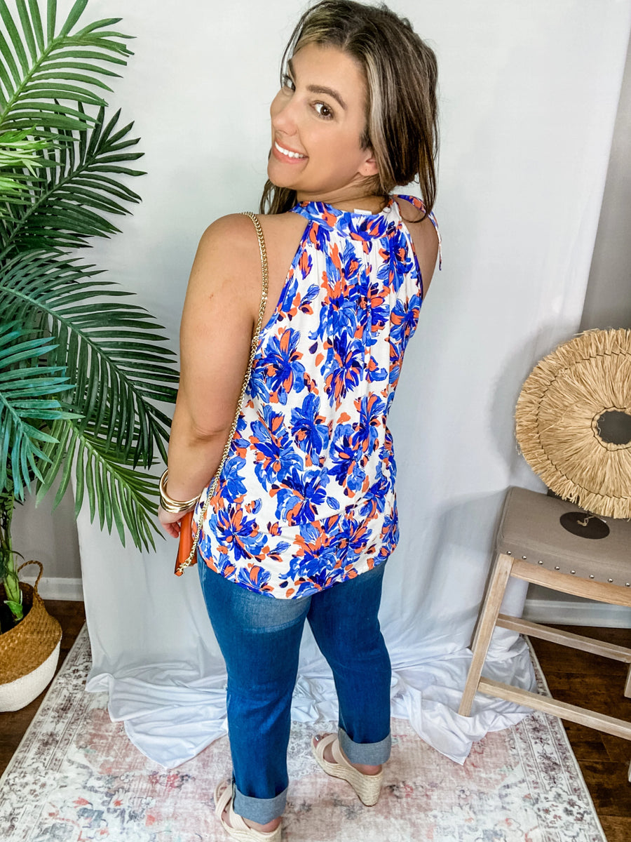 Familiar Florals Top