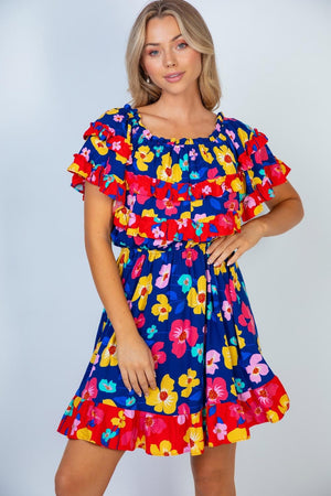 Fiesta Navy Dress