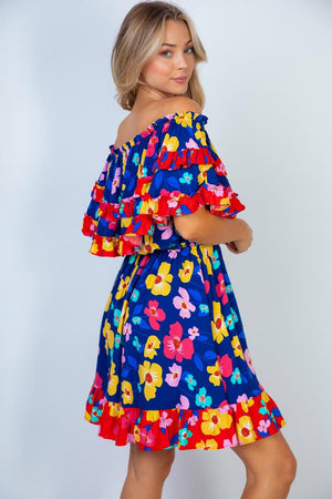 Fiesta Navy Dress