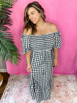 Greenville Gingham Midi