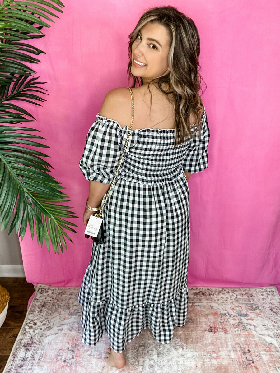 Greenville Gingham Midi