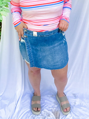 Judy Blue Denim Skort