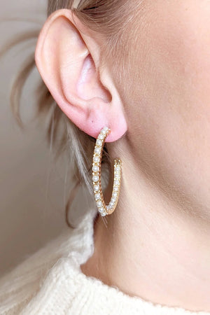 Pearl Hoops