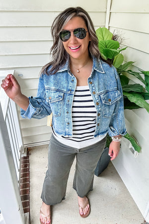 Striped Sweater Tank