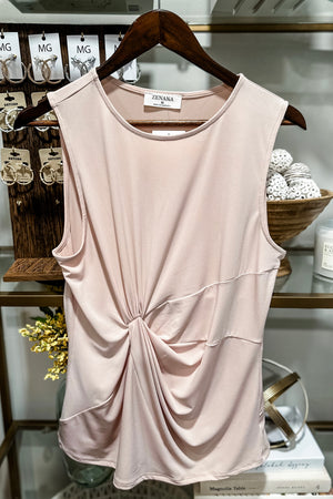 Blush Knot Tank