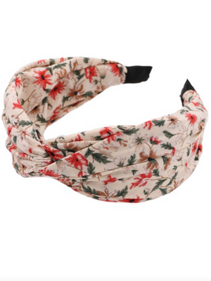 Floral Headband • Ivory