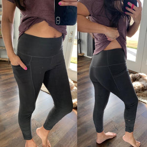 Cropped Tummy Control Leggings