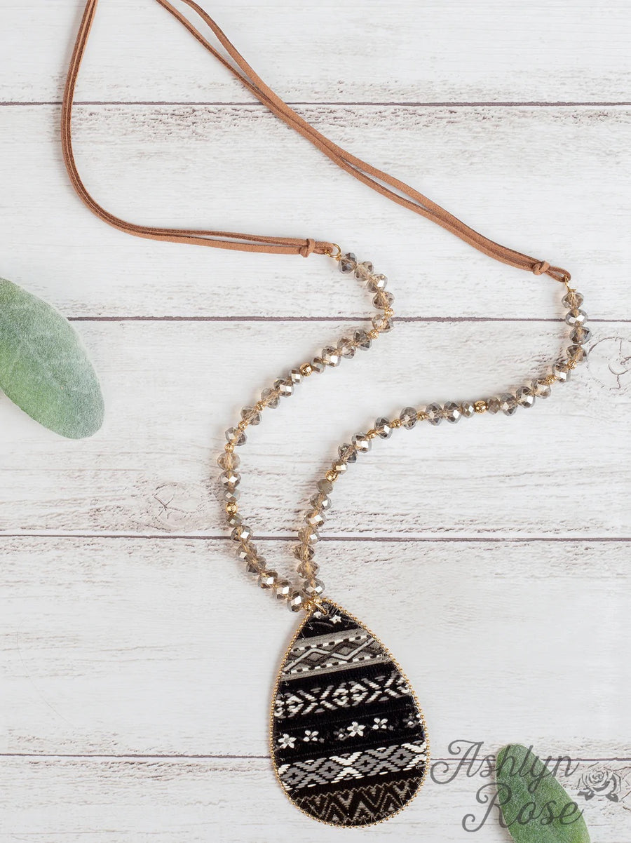 Teardrop Beaded Necklace