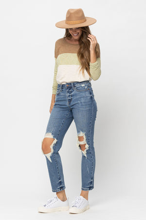 JB High Waist BF Jeans