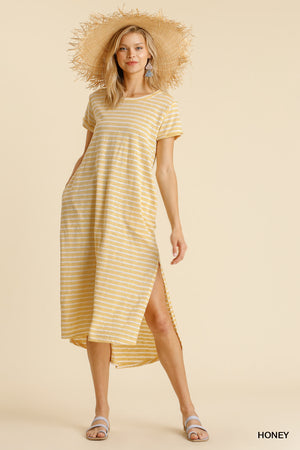 Honey Striped Midi