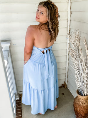 Sky Beauty Midi Dress