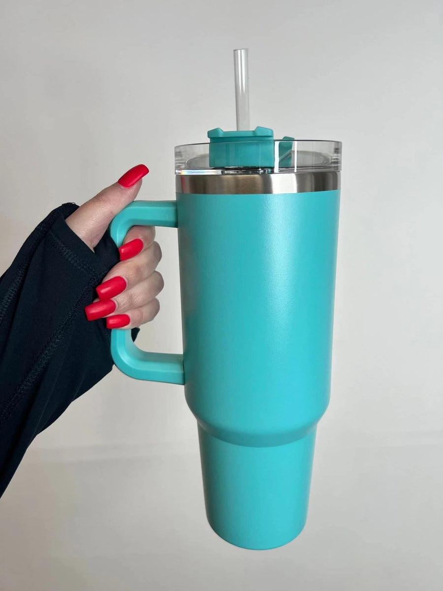 40 OZ Quencher Tumbler • Teal