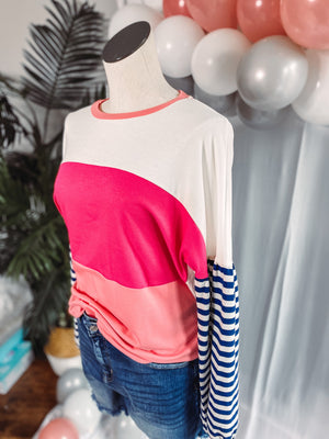 Tri Stripe Top