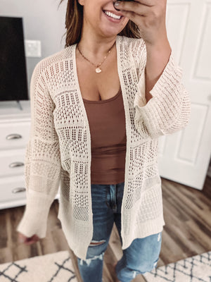 Net Knit Cardigan