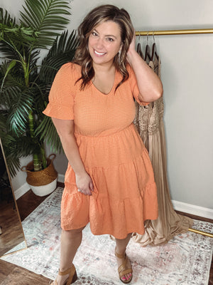 Orange Poppy Dress