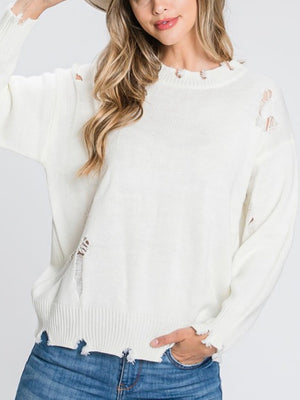 Distressed Sweater