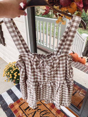 Crossroads Gingham Tank