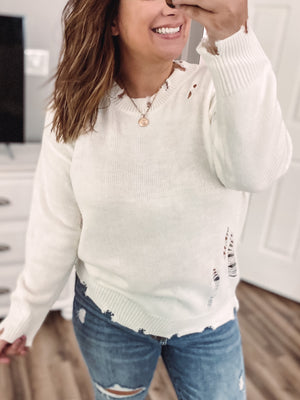 Distressed Sweater