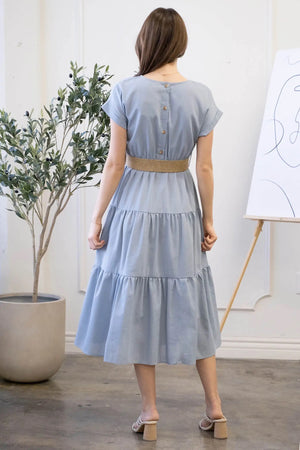 Blossom Blue Midi