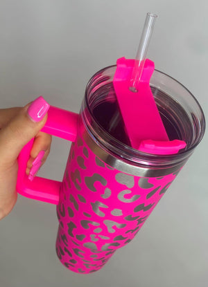 40 oz Wild Tumbler • Hot Pink