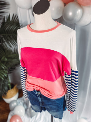 Tri Stripe Top