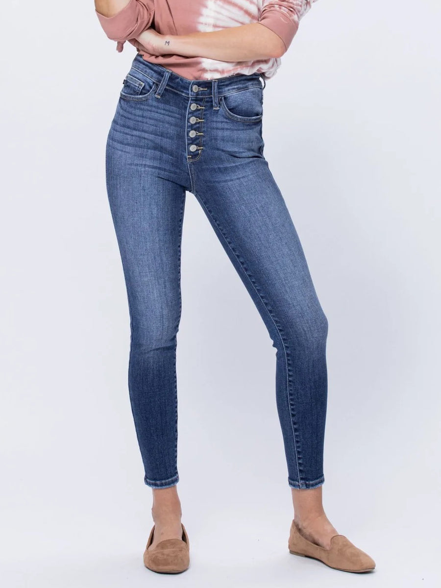 Curvy JB Fly Button Jeans