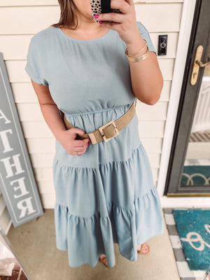 Blossom Blue Midi