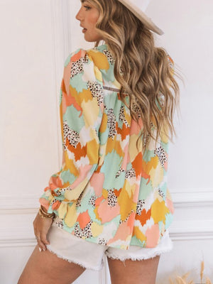 Pastel Leop Blouse