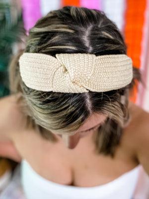 Ivory Knot Headband