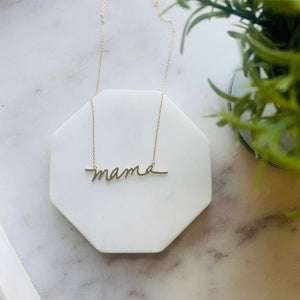 Mama Necklace ( 2 Colors )