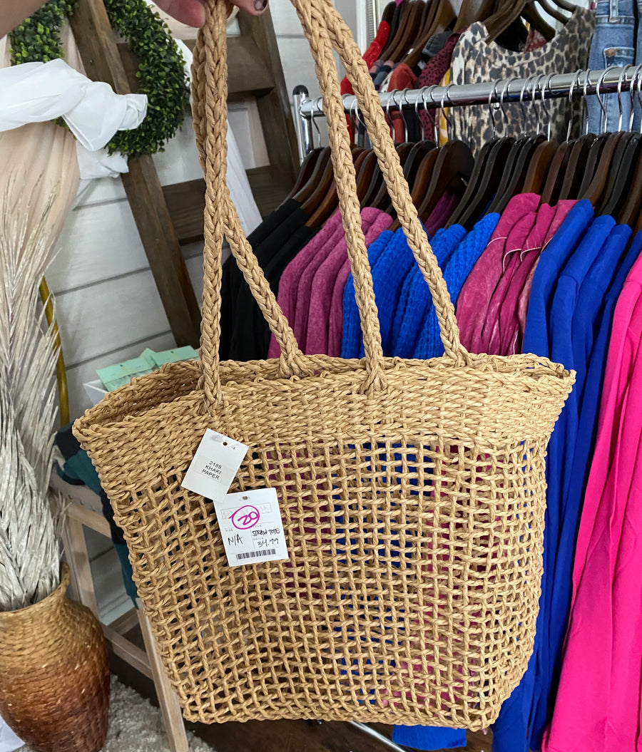 Straw Tote