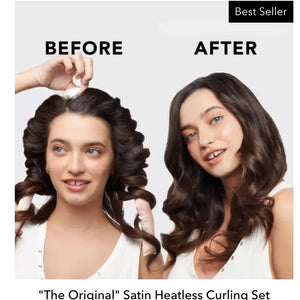 Satin Heatless Curling Set