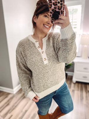 Multi Taupe Sweater