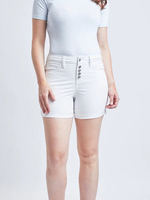 High Rise Tummy Control • White Wash