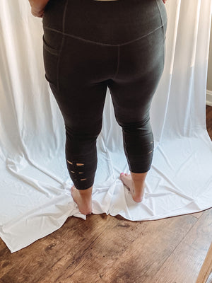 Cropped Tummy Control Leggings