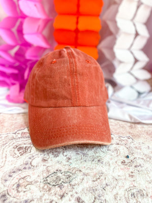 Vintage Baseball Cap • Terracotta